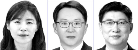 왼쪽부터 김외숙 대통령비서실 인사수석, 김현주 국세청장, 김형연 법제처장 / 사진 = 뉴시스