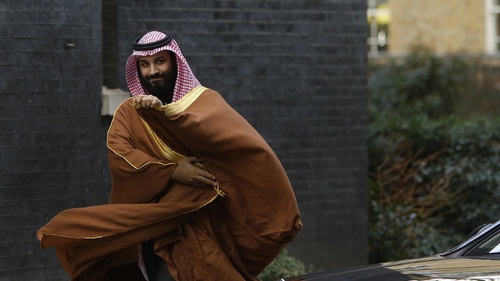 지난해 영국을 방문한 사우디 아라비아의 무함마드 빈 살만 왕세자 / 사진 AP/뉴시스