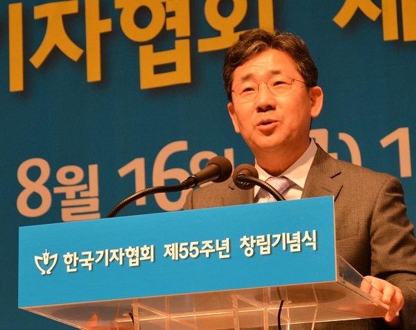 박양우 문체부장관(한국기자협회 제공)
