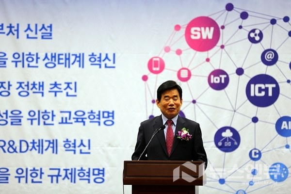 SW·ICT 단체들이 차기 총리에 김진표 의원을 임명해 줄 것을 당부했다. Ⓒ뉴스엔뷰 DB