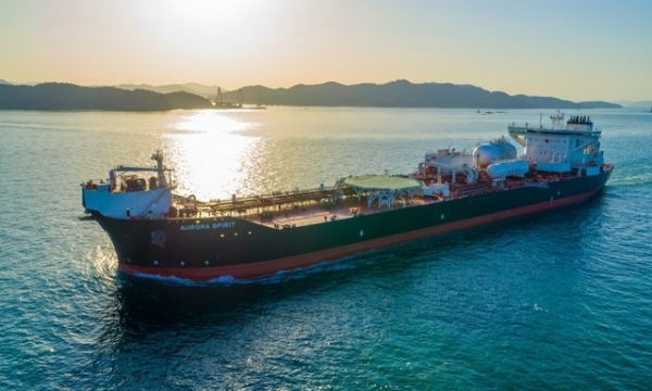 삼성중공업이 올해 인도한 최신 친환경 셔틀탱커 모습.Ⓒ삼성중공업 제공