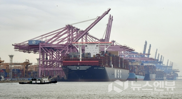 부산 신항. ⓒ뉴시스