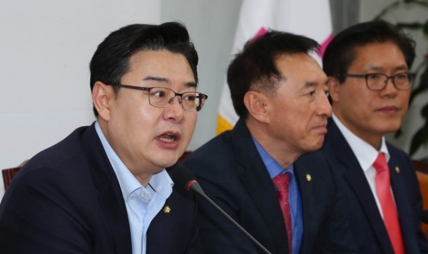 김성원(왼쪽) 미래통합당 대변인. ⓒ뉴시스