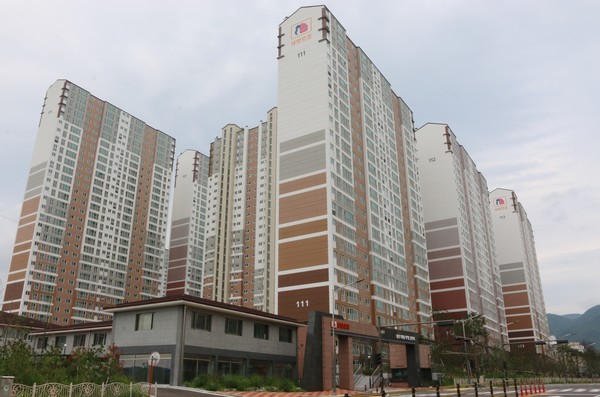 부영주택이 경북 경주시 외동읍에 공급한 사랑으로 부영 임대아파트 단지 내 상가가 계약을 모두 마쳤다. [사진/부영그룹]