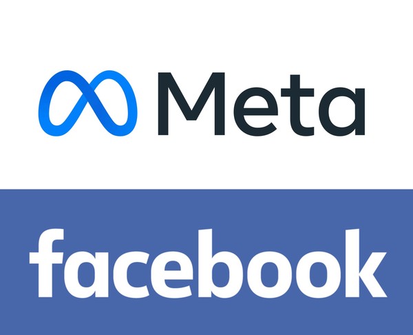  메타 플랫폼과 페이스북 로고