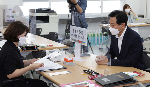 6·1 지방선거와 국회의원 보궐선거 후보자 등록이 12~13일 이틀간 진행된다. 사진/ 뉴시스 제공