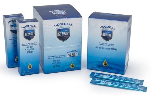 종근당이 ‘프락토 올리고당’ 등 목에 좋은 6가지 원료가 포함된 ‘모겐잘’을 출시했다. 사진/ 종근당 제공