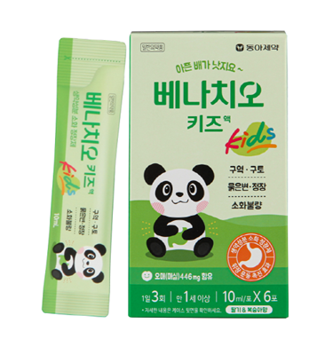 어린이 전용 소화정장제 '베나치오키즈' 출시 / 동아제약 제공