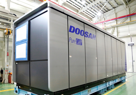 두산퓨얼셀의 수소연료전지 / 사진 = 두산 제공