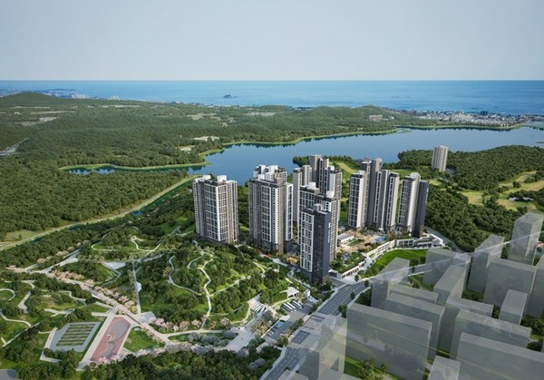 포스코이앤씨 강원 속초 '더샵 속초프라임뷰'  / 조감도 = 포스코이앤씨