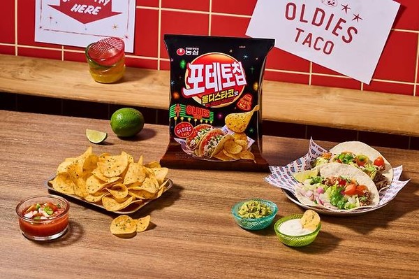 농심 스낵 신제품 '포테토칩 올디스타코맛' 출시 / 사진 = 농심