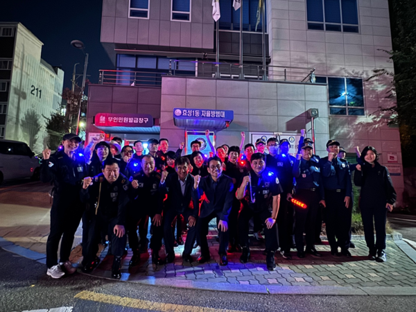 주민체감안전도 향상을 위한 민·경 야간 합동순찰을 실시/사진  인천시