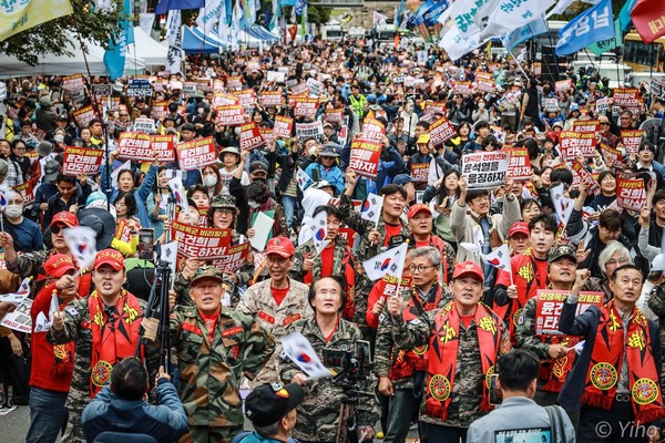 111차 촛불대행진 장면. (사진 : 이호 작가)