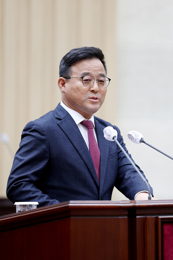 인천광역시의회 행정안전위원회 김재동(국·미추홀구1) 의원, 인천대 제물포캠퍼스 부지의 활용 대책 마련을 촉구/ 사진 인천시의회