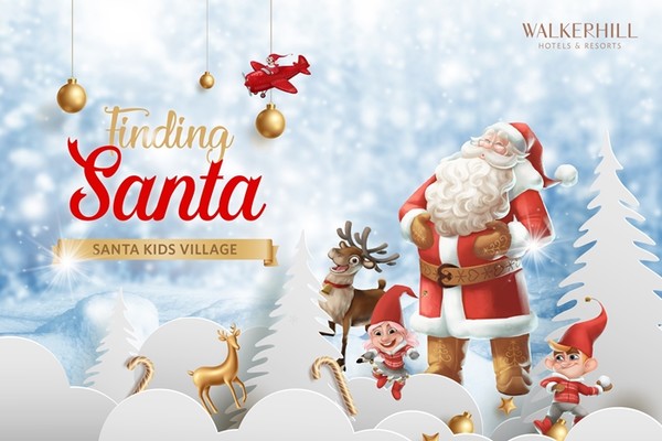 핀란드 공인 산타와 함께하는 워커힐의 '산타 키즈 빌리지' / 사진 = 워커힐 호텔앤리조트 제공