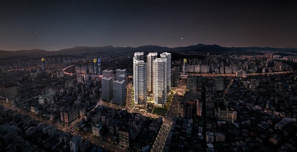 포스코이앤씨 '더샵 퍼스트월드 서울'  조감도