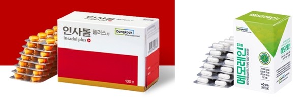 동국제약  '인사돌', '메모레인' / 사진 = 동국제약
