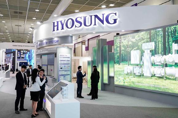 효성중공업의 일렉스 코리아(ELECS KOREA) 2025 전시회 부스 / 사진 = 효성중공업 제공