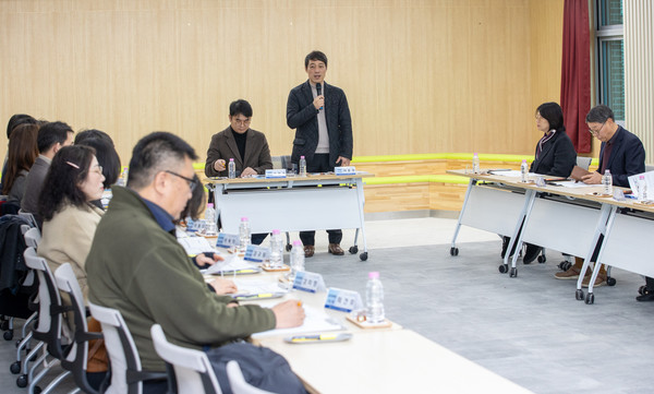 3월 개교 예정 인천검단나래유치원, 인천은송중, 인천이음고 등 방문/ 사진 인천시의회