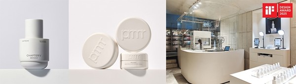 (좌측부터) 오딧세이 챕터 파이브, 프리메라 나이아시카 크림&쿠션, 커스텀미 비스포크 에센스 서비스 / 사진 = 아모레퍼시픽 제공