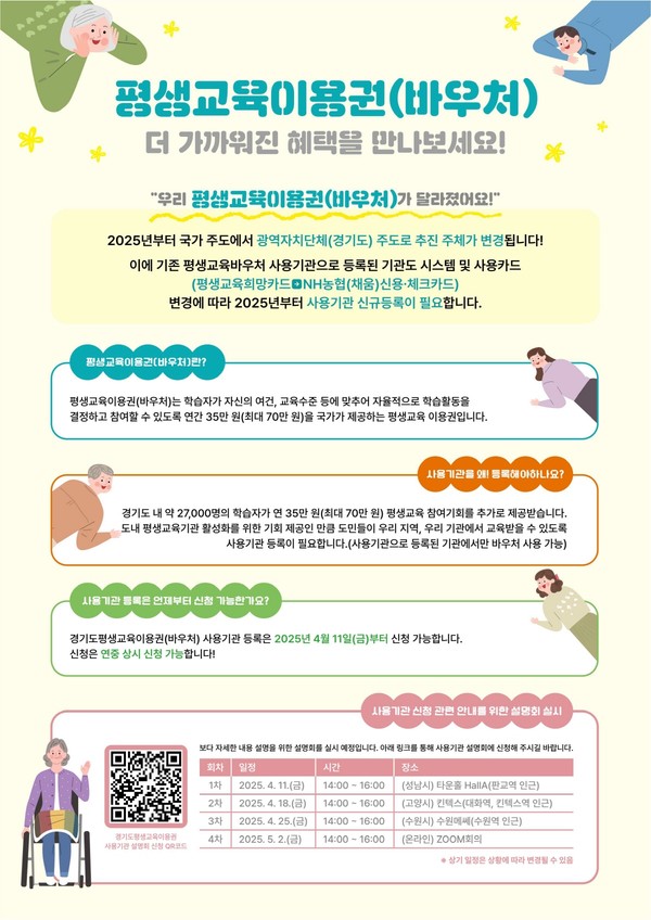 ‘평생교육이용권’안내문 제공/ 고양시