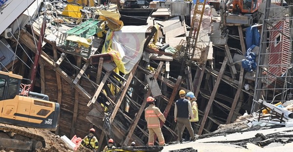 포스코이앤씨가 지난 11일 신안산선 5-2공구 현장. / 사진 = 뉴시스