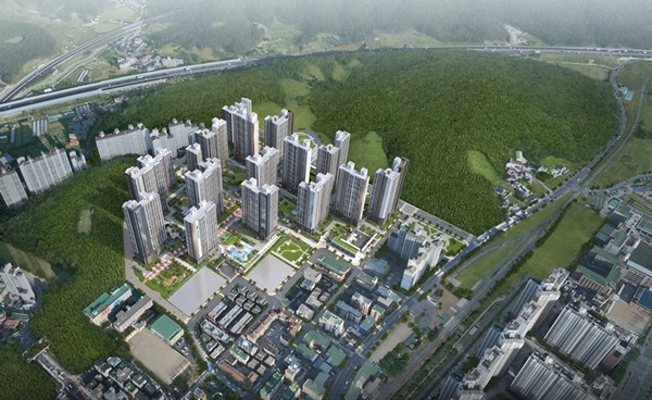 포스코이앤씨와  '고양 더샵포레나'의  조감도. / 사진 = 포스코이앤씨