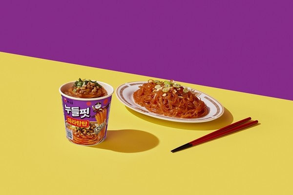 농심, 중화풍 비빔 용기면 '누들핏 마라탄탄' 출시.