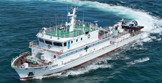 병원선 공식 취항식은 6월 중 개최될 예정이며, 취항식 이후 본격적인 정기 진료 운영/ 사진 인천시