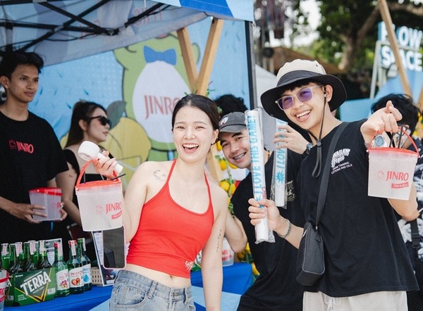 하이트진로 태국 '새멧 인 러브 뮤직 페스티벌 2025' 행사 현장. / 사진 = 하이트진로 제공