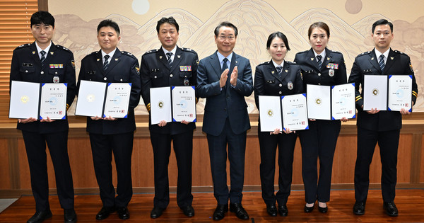 자치경찰공무원 승진 임용식/ 사진 인천시