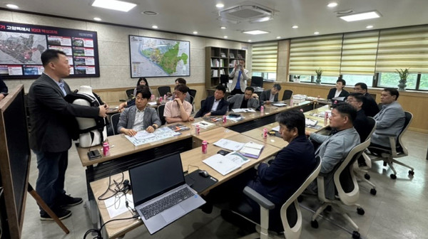 스마트 에어백 장비 시연/ 사진 고양시