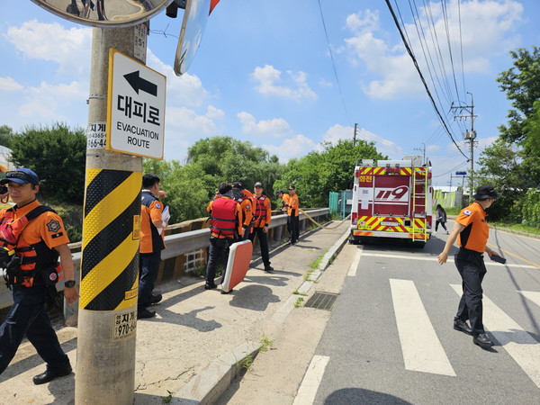 2025년 여름철 풍수해·지진 대비 주민참여 합동훈련/ 사진 고양시