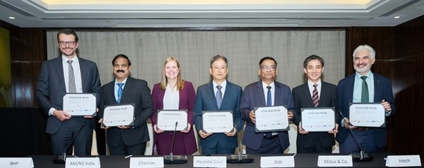 현대제철, 글로벌 철강사들과 'CCUS 공동연구' 협약. / 사진 = 현대제철 제공