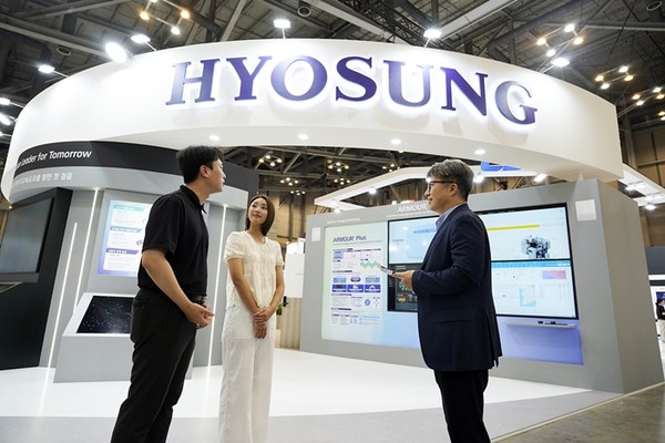 효성중공업이 2025 기후산업국제박람회(WCE) 부스  / 사진= 효성중공업 제공