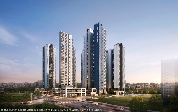 포스코이앤씨 '더샵 오산역아크시티'. / 투시도= 포스코이앤씨 제공