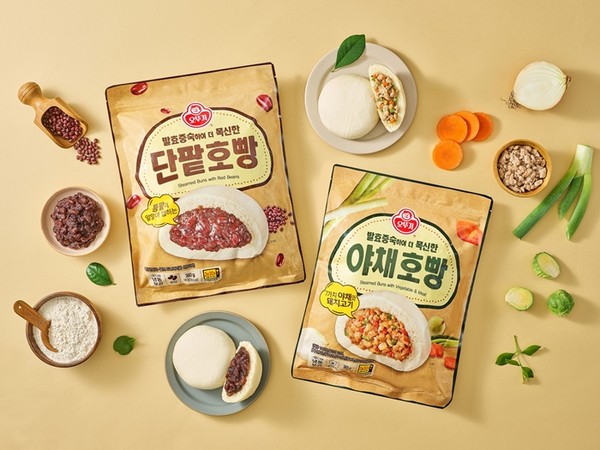 오뚜기, '발효증숙 단팥·야채호빵' 2종 출시 / 사진 = 오뚜기 제공