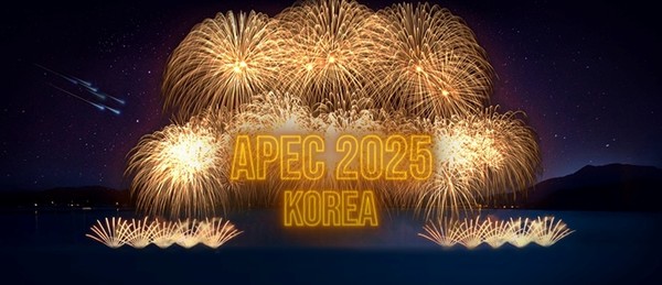 APEC 정상회의 갈라만찬 불꽃드론쇼 시연 이미지 / 사진 = 한화그룹 제공
