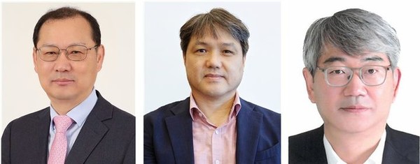 효성그룹이 19일 단행한 임원인사를 통해 부사장으로 승진한 배인한(왼쪽) 동나이법인장, 배용배(가운데) 중국 남통법인장, 박남용(오른쪽) 효성중공업 건설PU장의 모습. / 사진 = 효성그룹 제공